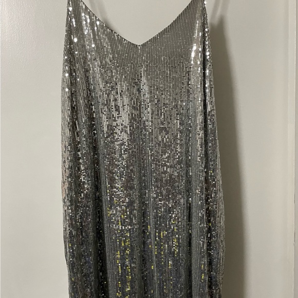 Silver Sequin Dress - Picture 1 of 3